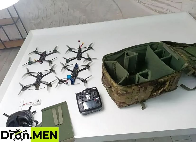Дроноторба NM-FPV: рюкзак для 5 FPV-дронів розміром 8" 100171 фото