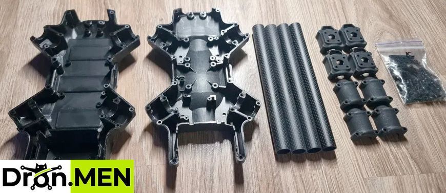 Beetle &mdash; легка FPV-рама 8&ndash;10&Prime; українського виробництва з механізмом повороту камери і скидом 10060 фото