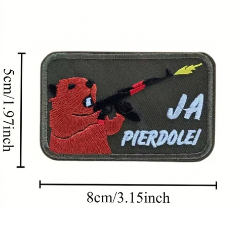 Іронічний моральний патч Velcro &laquo;Я пердолє&raquo; (Morale Patch) 100615 фото