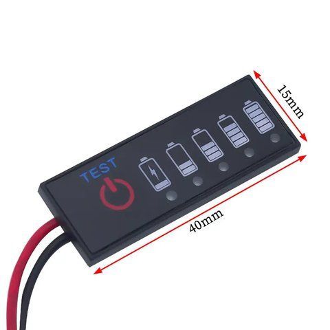 Модуль-індикатор рівня заряду 1S Li-Ion акумуляторів (3.3V&ndash;4.2V) із кнопкою та таймером вимкнення 100657 фото