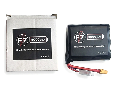 Літій-іонний акумулятор Li-Ion 6S1P 4000mAh для FPV 100120 фото