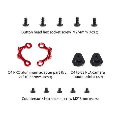 Кріплення системи DJI O4 Pro &mdash; O3 Air Unit 100809 фото