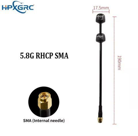 Подвійна FPV антена HPXGRC 5.8G SMA RHCP 190 мм (високе посилення) 100411 фото