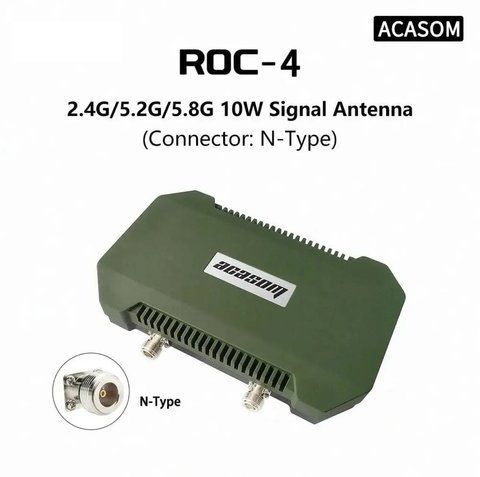 Потужний підсилювач сигналу Acasom ROC-4 (10W, Dual Band) для дронів DJI та Autel 100529 фото