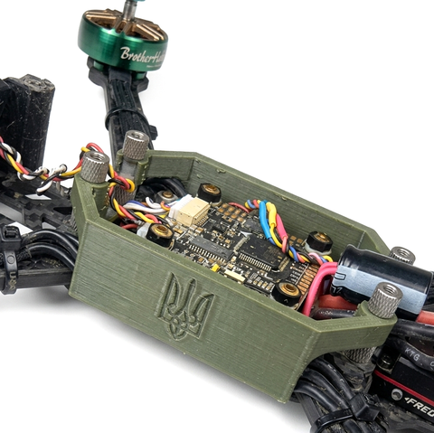 Захист стеку FPV для рами Mark4 (7 і 8 дюймів) 100145 фото