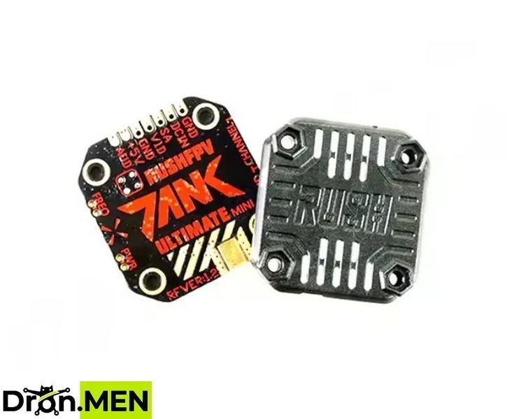 FPV відеопередавач RUSH TANK Ultimate MINI (5.8 GHz, 48 CH, 0&ndash;800 mW, 20&times;20) 100315 фото