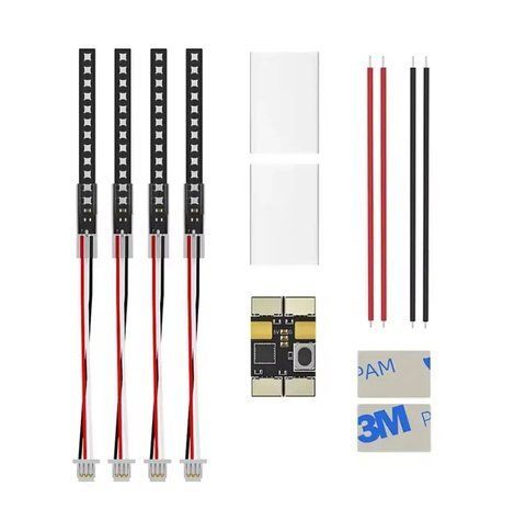 LED-підсвітка iFlight Mach R5 Sport LED V1.1 (48 діодів + автономний контролер BLITZ) 100673 фото