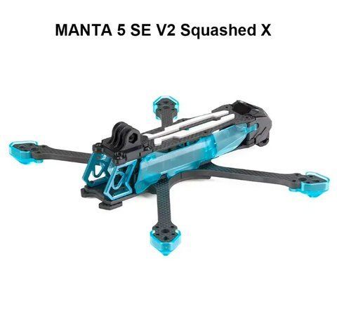 Карбонова FPV-рама Axisflying Manta 5 SE V2 X-конфігурації під 5-дюймові гвинти 10044 фото